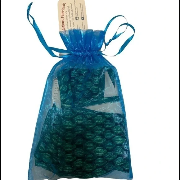 Mermaid Swimsuit Bikini, Womens S Celtic Green,New Bottoms, Excellent Cond Top - Picture 3 of 11